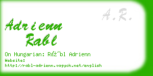 adrienn rabl business card